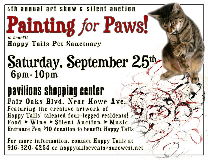Painting for Paws art event and fund raiser