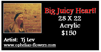 label for big juicy heart