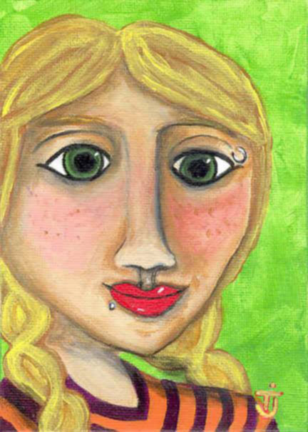 gretchen, acrylic