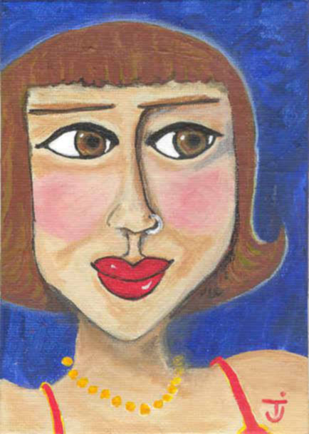 Rita, acrylic