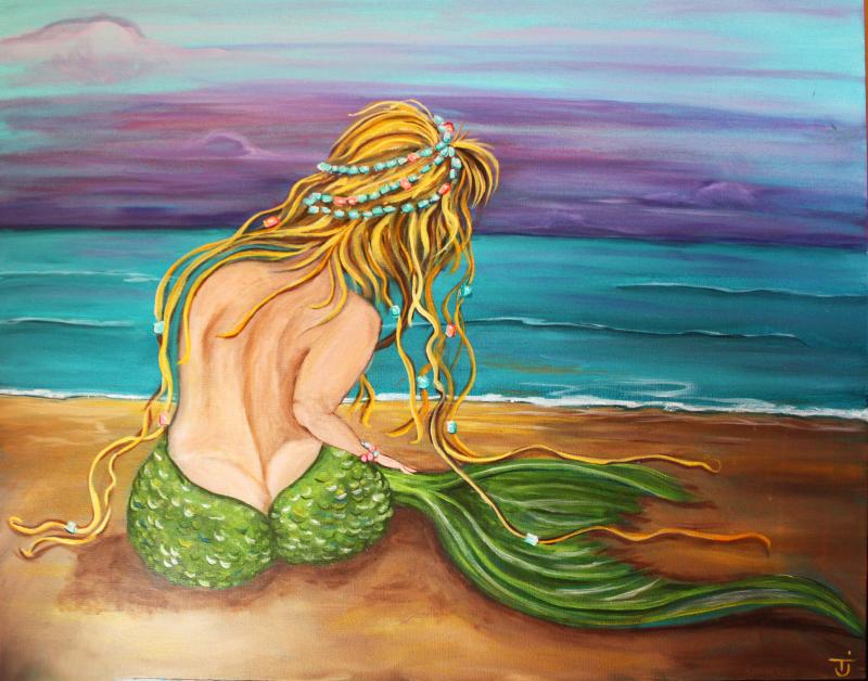 acrylic painting my beauty