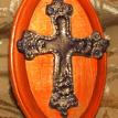 Polymer clay cross